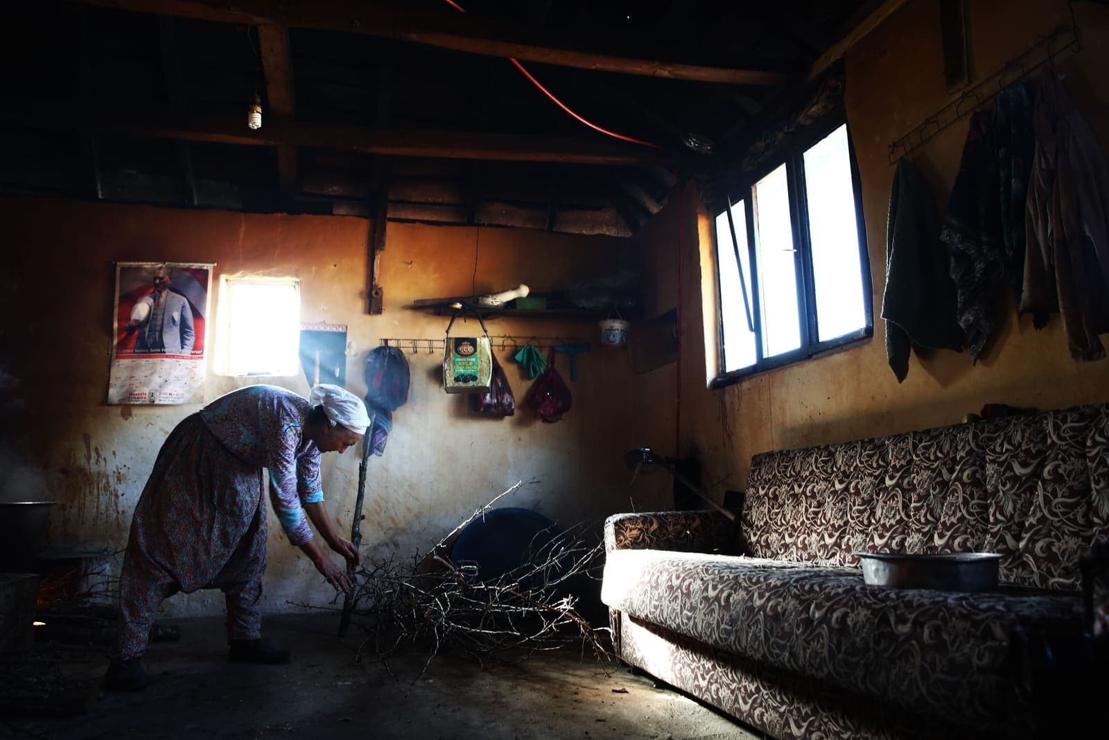 The family's home in Nimad